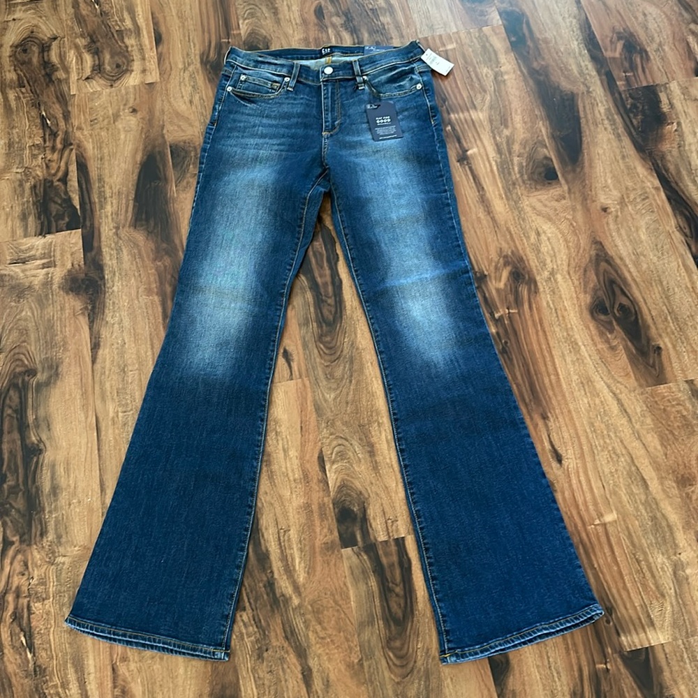 NWT Gap 31 Tall Womens Perfect Boot Stretch Mid Rise